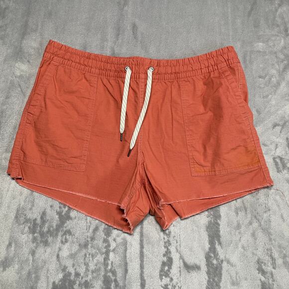 Vuori Pants - Vuori Vintage Ripstop Shorts Medium Pull On Casual Athleisure Drawstring Raw Hem